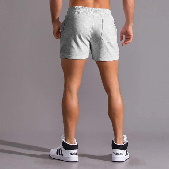 Men's Breathable Cotton Shorts: Elastic Waist, Adjustable Fit