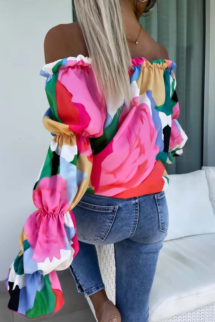 Women's Casual Loose Off-Shoulder Summer Top