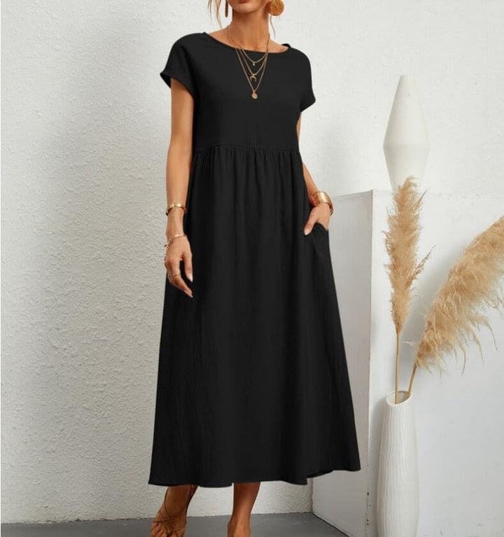 Women's Casual Sleeveless Midi Summer Dress