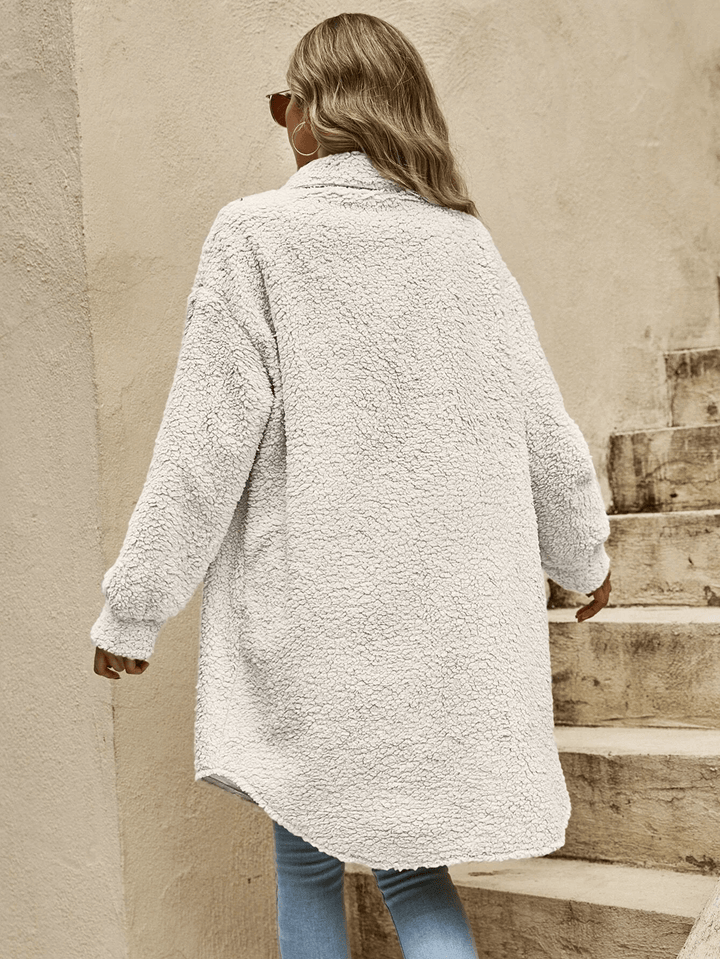 Women's Long Knit Cardigan - Button Down, Lightweight Layer