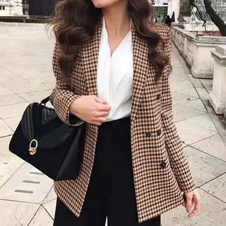 Men's Slim-Fit Double-Breasted Blazer