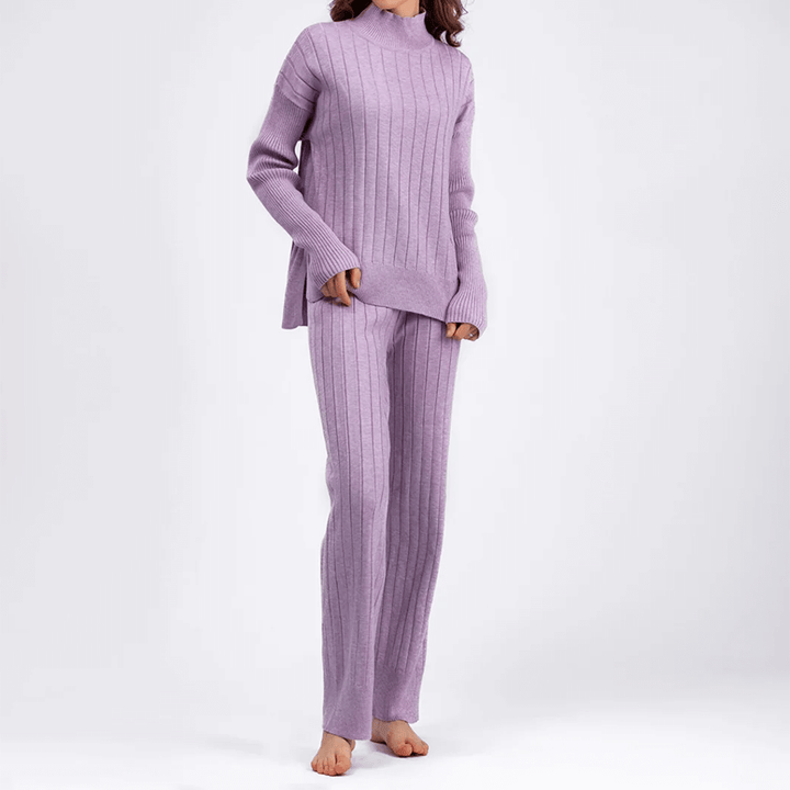 Women's Relaxed Fit Knitted Two-Piece Set