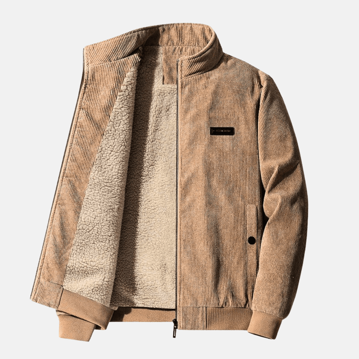 Women's Sherpa Lined Corduroy Jacket: Cozy & Stylish Autumn Outerwear