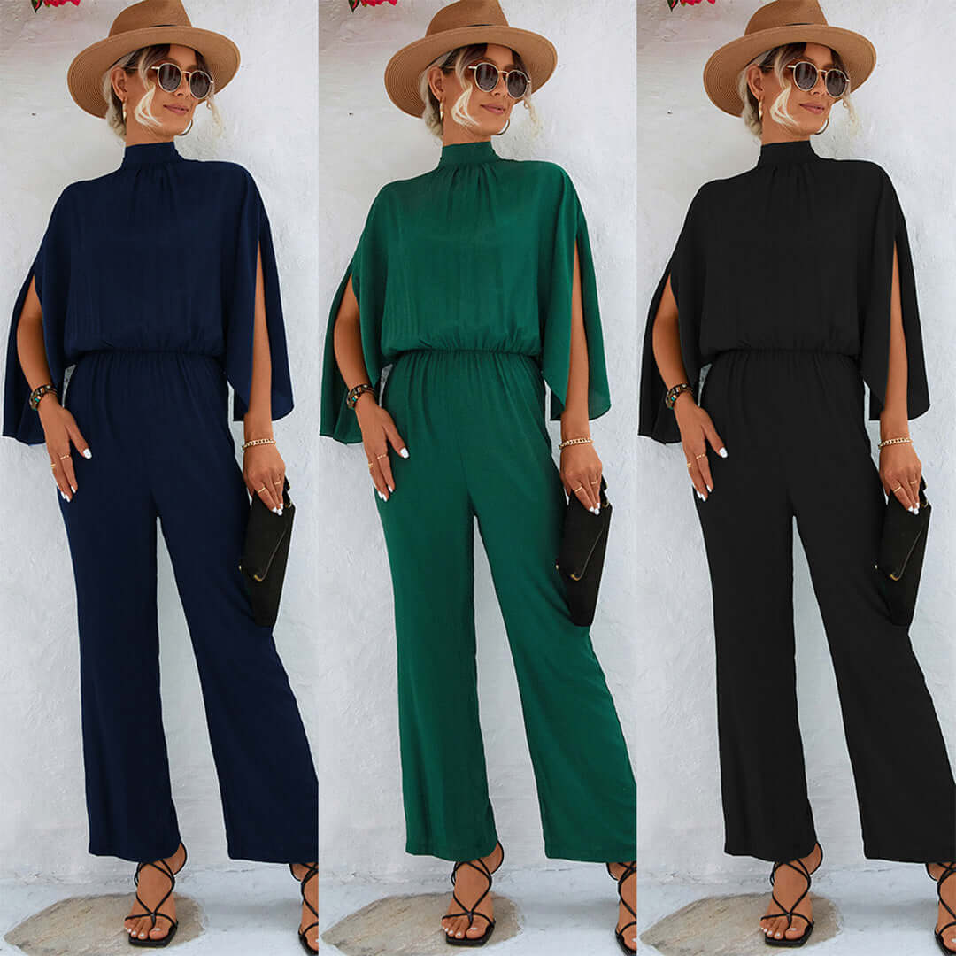 Women's Elegant Batwing Sleeve Jumpsuit