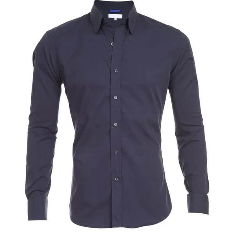 Men's Slim Fit Long Sleeve Dress Shirt