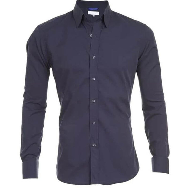 Men's Slim Fit Long Sleeve Dress Shirt