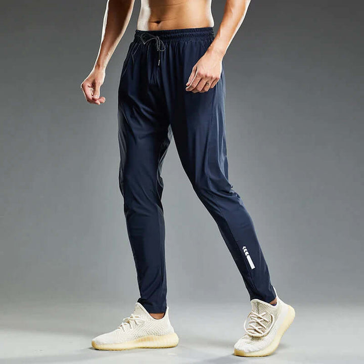 Men's Drawstring Two-Pocket Sweatpants: Relaxed Fit, Casual Style