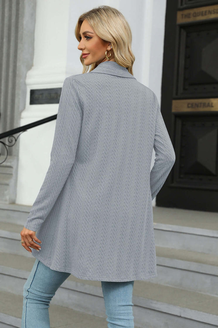 Women's Casual Open-Front Longline Cardigan