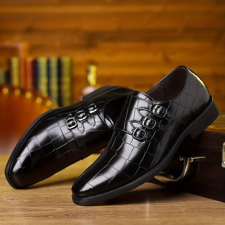 Men's Formal Leather Shoes: Classic Lace-Up Style