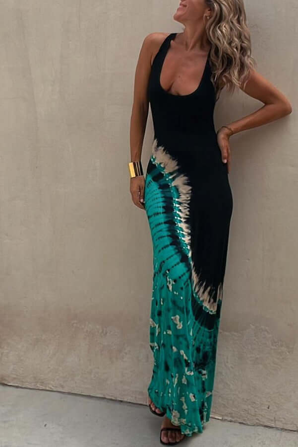Women's Summer Midi Dress: Long Sleeve, Elegant Fit