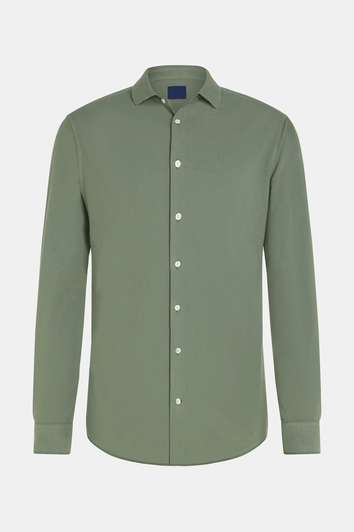 Men's Regular Fit Long Sleeve Cotton Dress Shirt