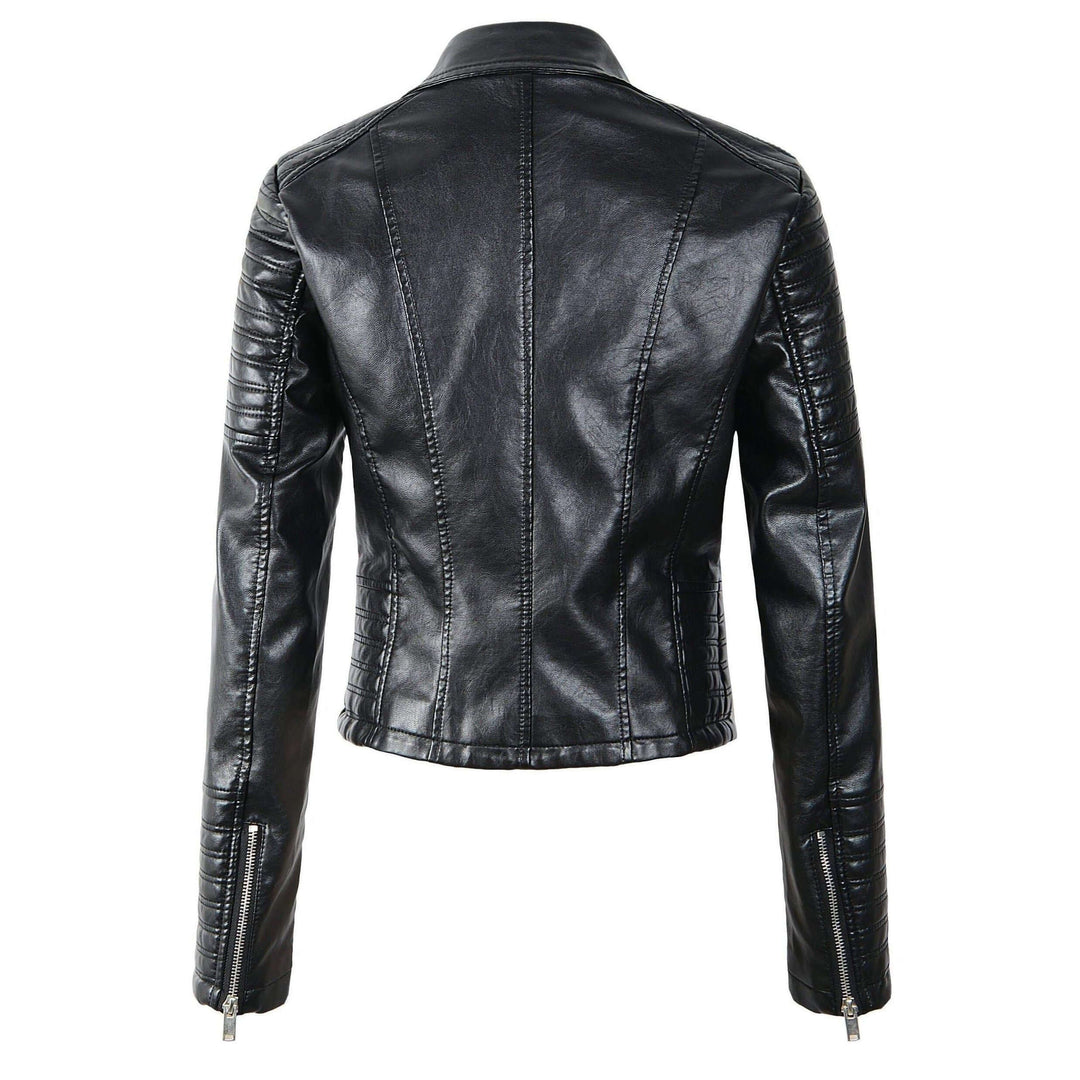 Women's Asymmetrical Zip Biker Jacket