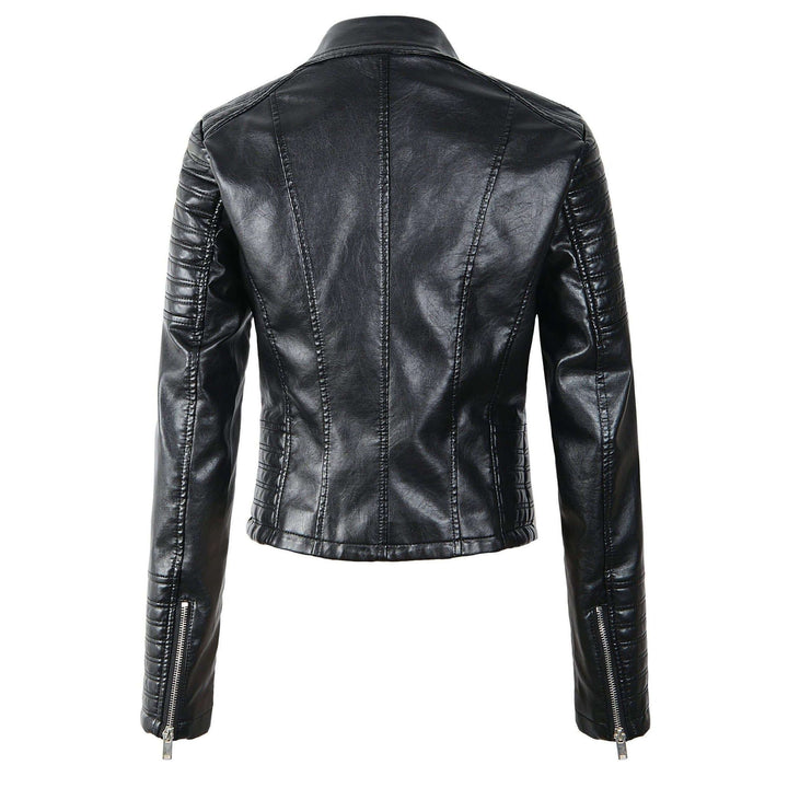 Women's Asymmetrical Zip Biker Jacket