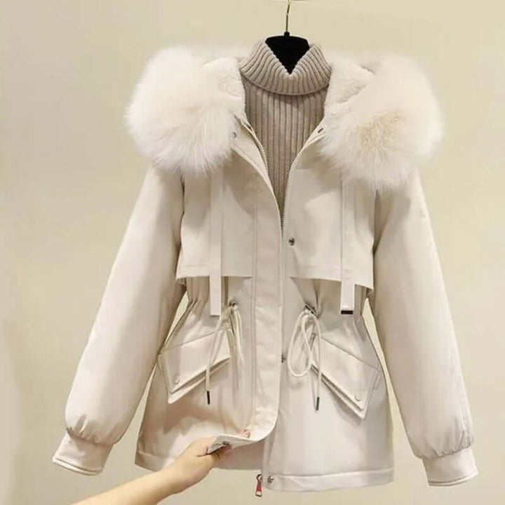 Women's Hooded 3-Piece Parka Set: Warm & Stylish Winter Outfit