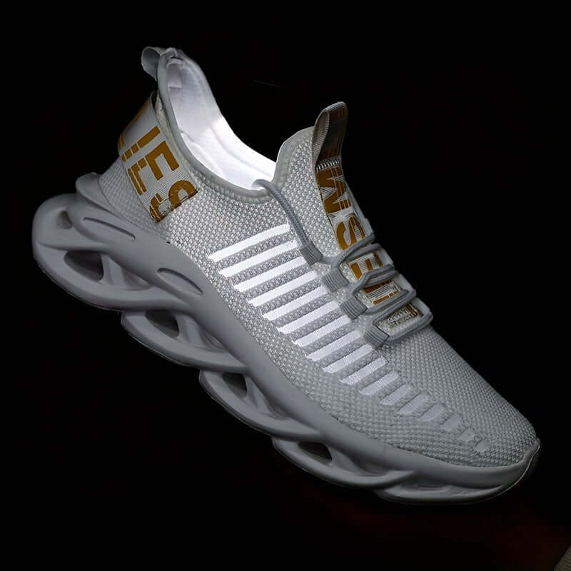 Men's Breathable Running Shoes with Cushioned Sole