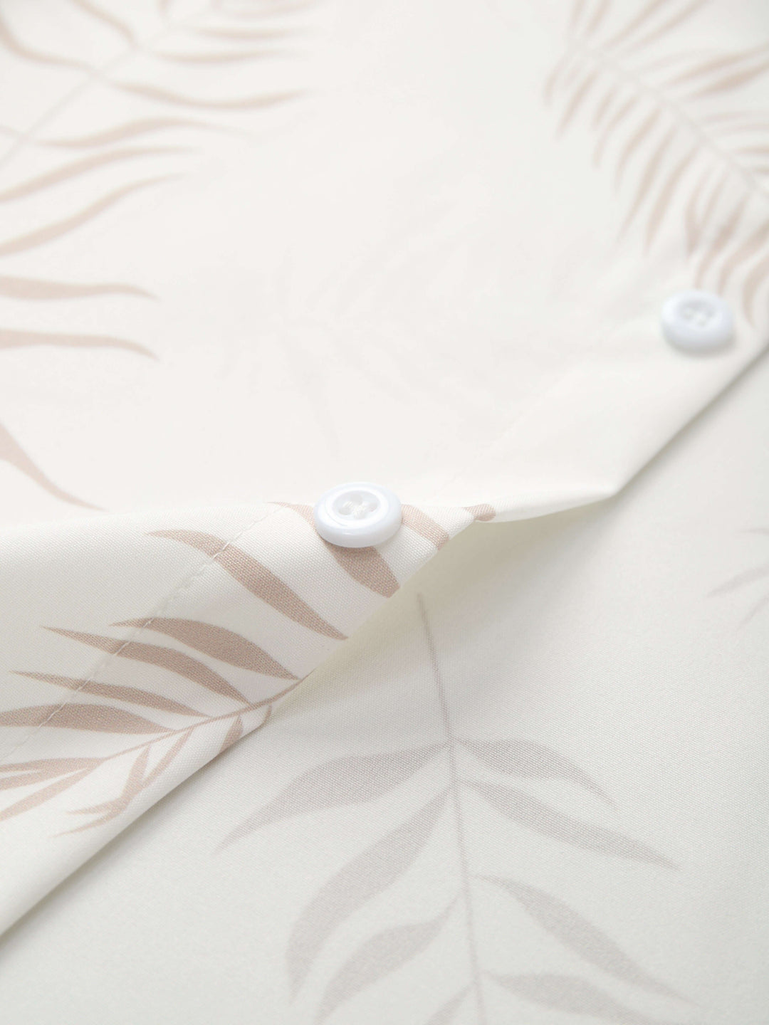 Men's Tropical Leaf Print Two-Piece Outfit