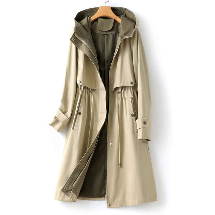 Women's Tailored Windbreaker Jacket: Water-Resistant & Stylish