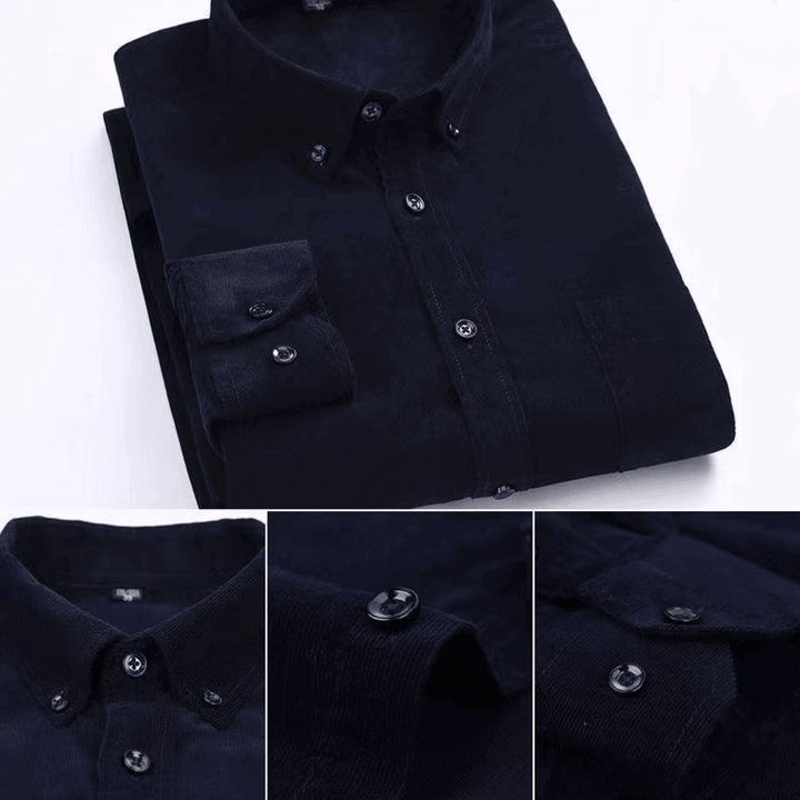 Men's Long-Sleeve Corduroy Shirt