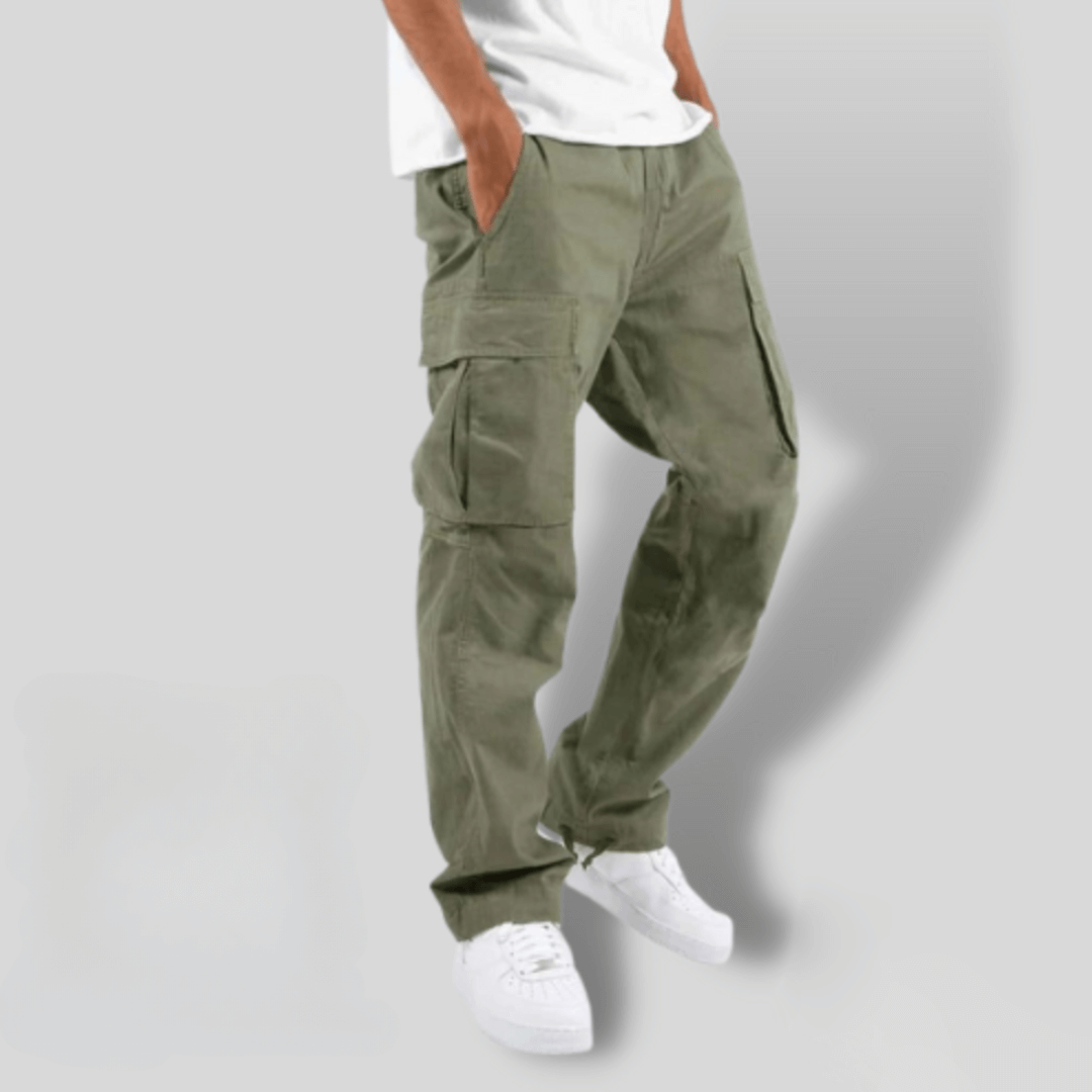 Men's Elastic Waist Cargo Pants: Versatile & Comfortable