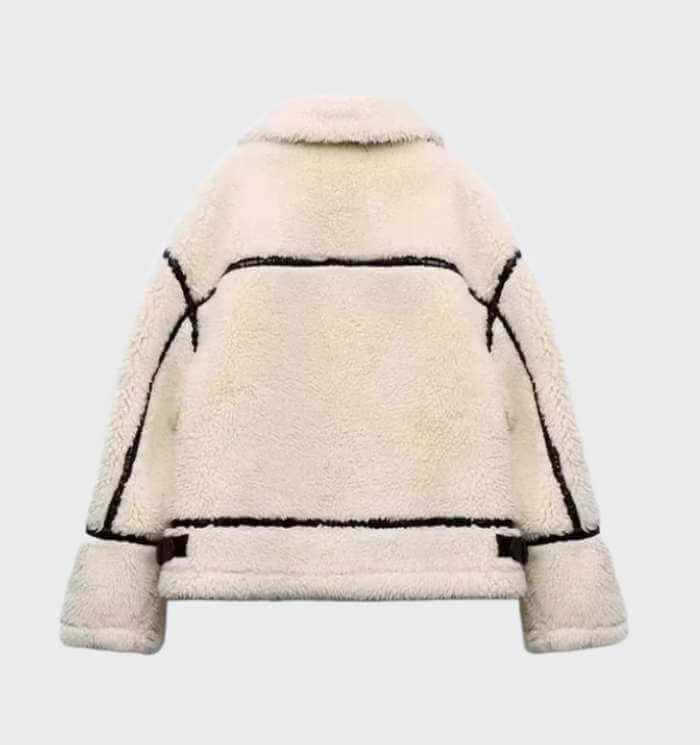 Women's Oversized Fleece Zip Jacket: Cozy & Stylish