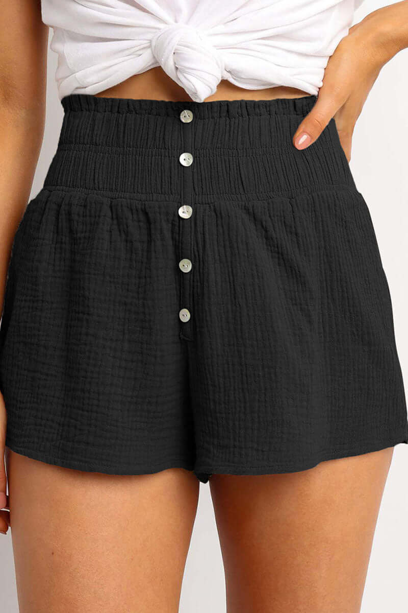 Women's Casual Loose Fit High Waist Shorts: Summer Comfort