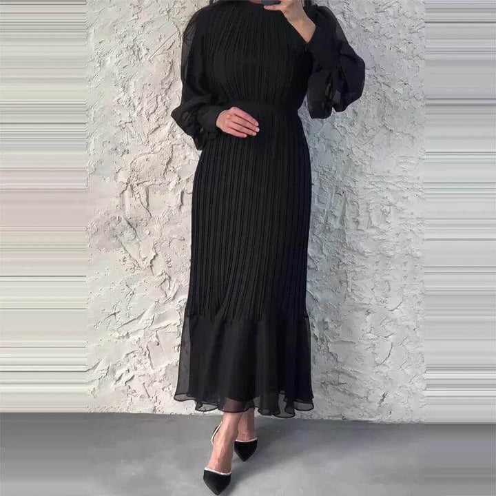 Pleated Midi Dress: Elegant & Timeless Women's Dress