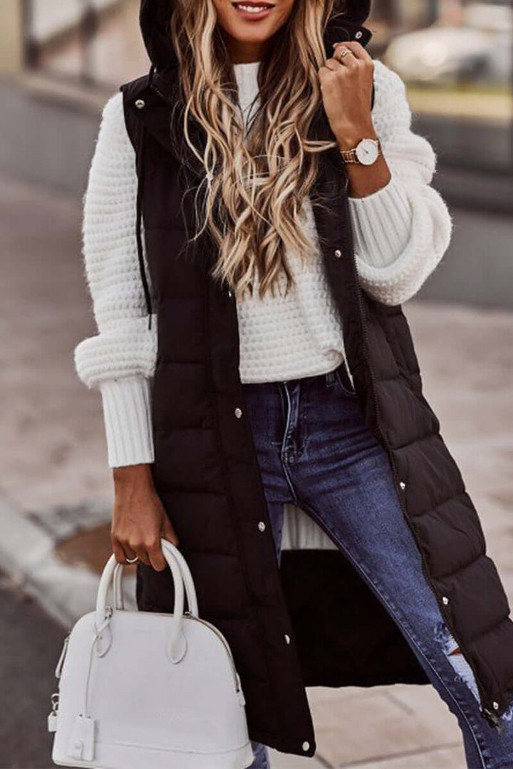 Women's Mandarin Collar Zipper Cardigan: Elegant & Comfortable