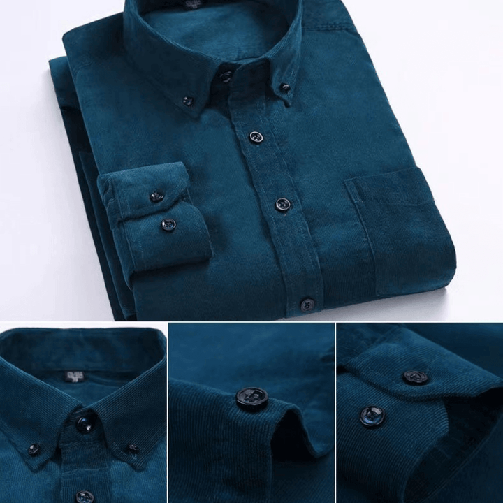 Men's Long-Sleeve Corduroy Shirt