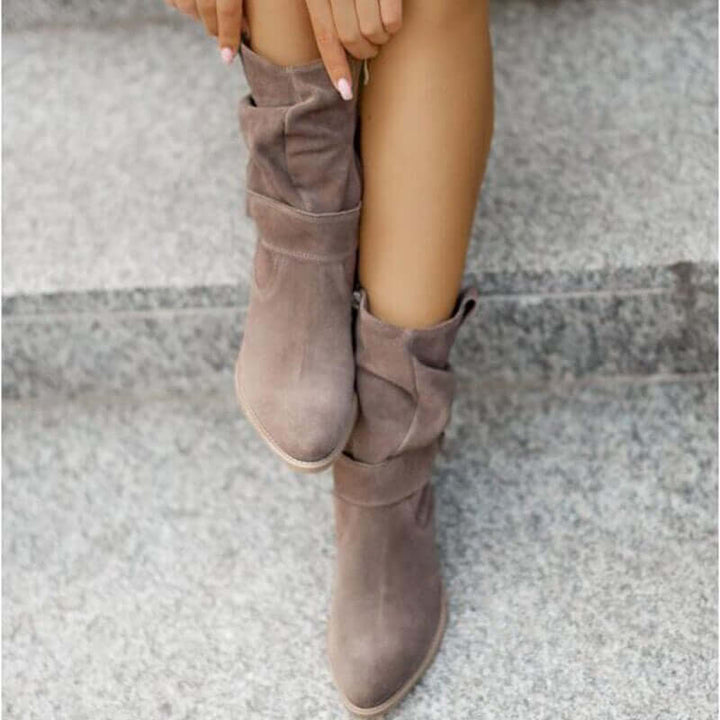 Stylish Low-Heel Ankle Boots for Women