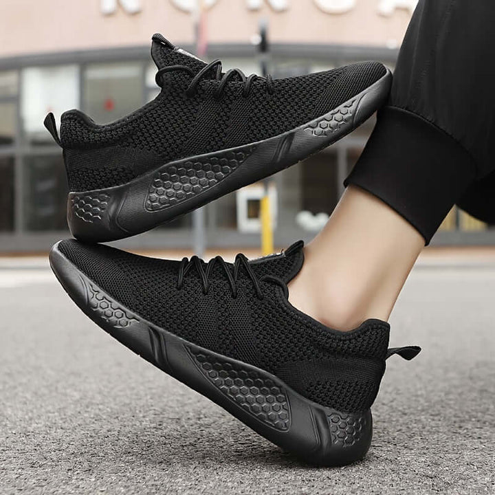 Men's Breathable Knit Sneakers: Lightweight Casual Shoes