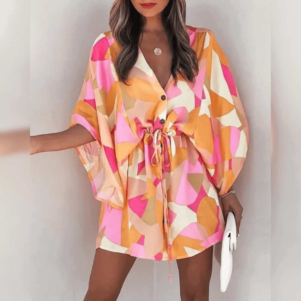Elegant Summer Dress: Sustainable & Breathable Women's Dress