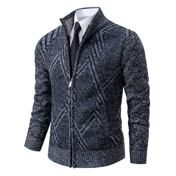 Men's Cozy Knitted Zip-Up Jacket