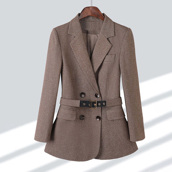 Women's Tailored Belted Blazer