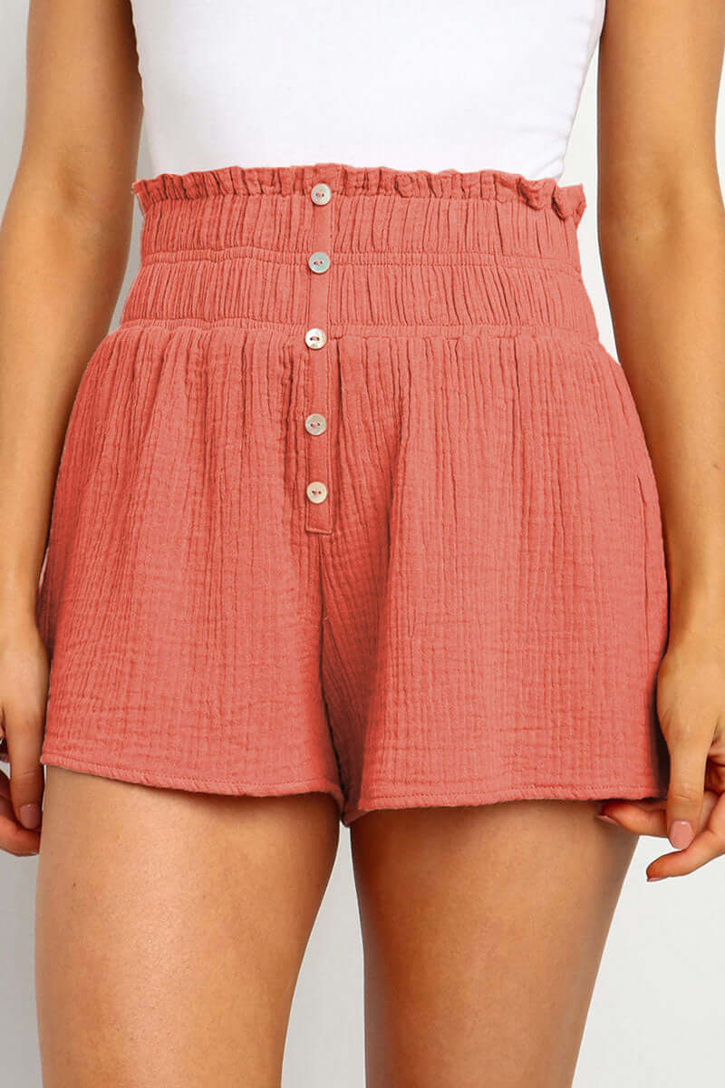 Women's Casual Loose Fit High Waist Shorts: Summer Comfort
