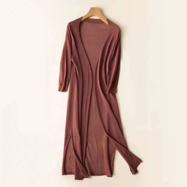 Women's Long Sleeve Knit Cardigan - Cozy & Stylish