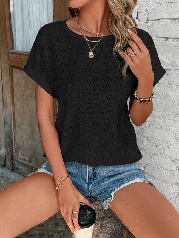 Women's Casual Cotton Short-Sleeve T-Shirt