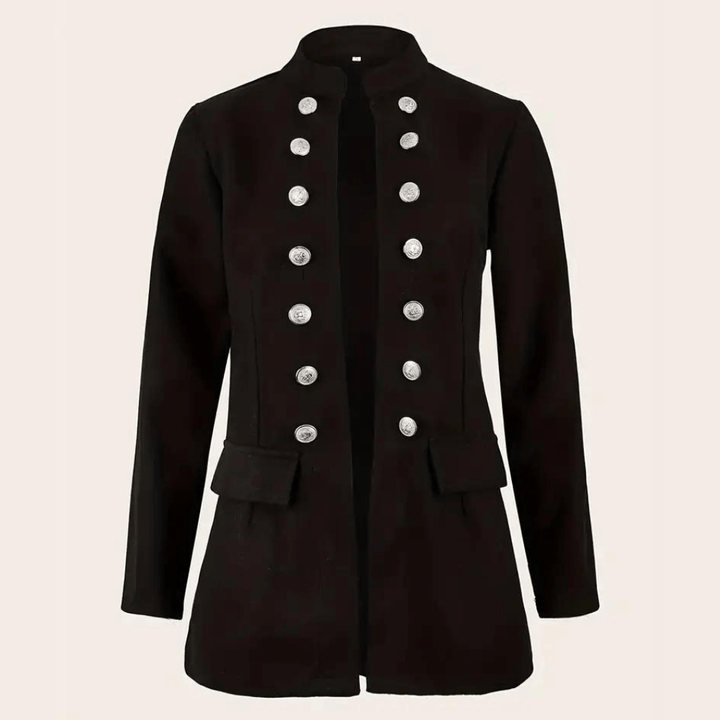 Black Casual Button Blazer: Versatile & Stylish
