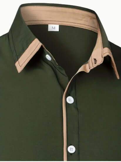 Men's Breathable Long-Sleeve Casual Shirt