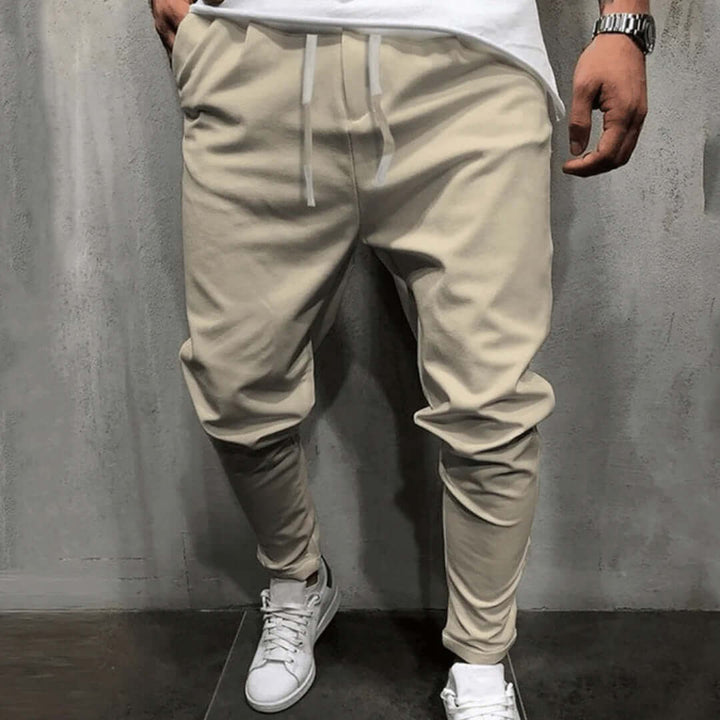Men's Tapered Joggers: Elastic Waist & Cuffs
