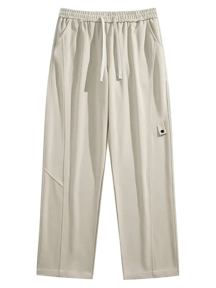 Men's Relaxed-Fit Cotton Trousers: Casual Everyday Pants