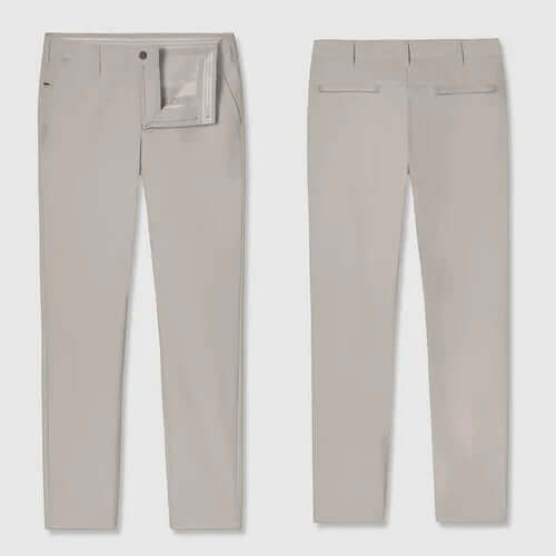 Men's Dirt-Repellent Casual Trousers: Slim Fit Outdoor Pants