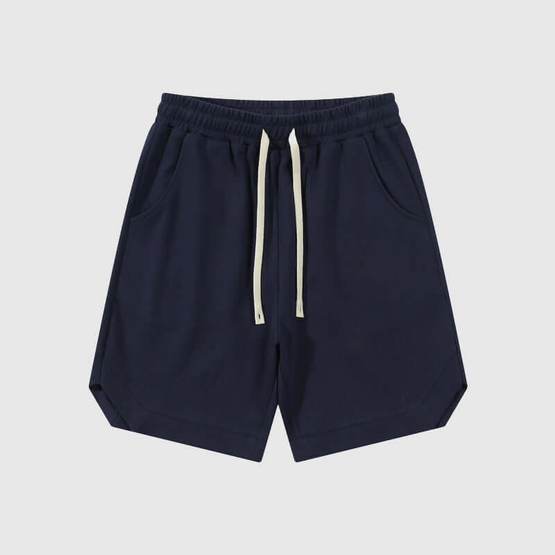 Men's Retro Cotton Twill Sport Shorts: Relaxed Fit
