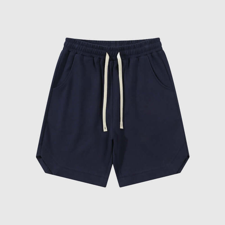 Men's Retro Cotton Twill Sport Shorts: Relaxed Fit