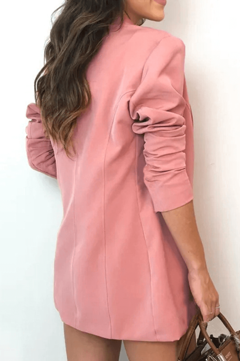 Women's Casual 3-Piece Set: Bow Tie & Turn-Up Collar