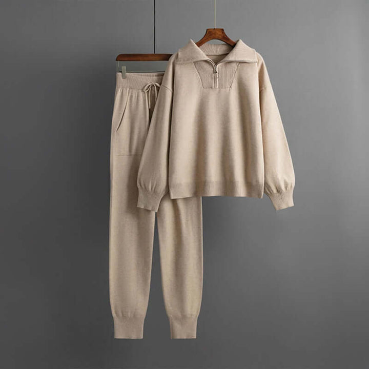 Women's Cozy Knitted Two-Piece Set