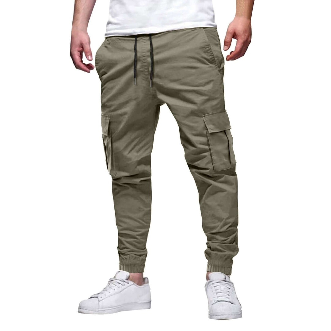 Men's Stretch Cotton Cargo Pants: Comfortable & Stylish