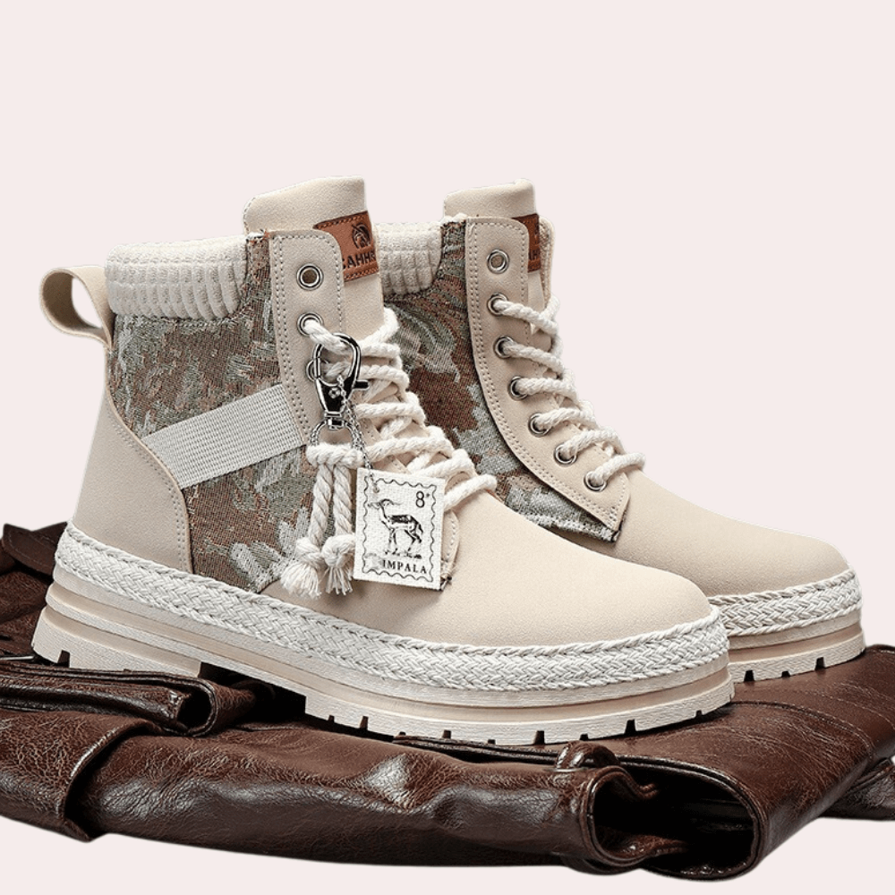 Men's High-Top Outdoor Shoes: Trendy & Durable