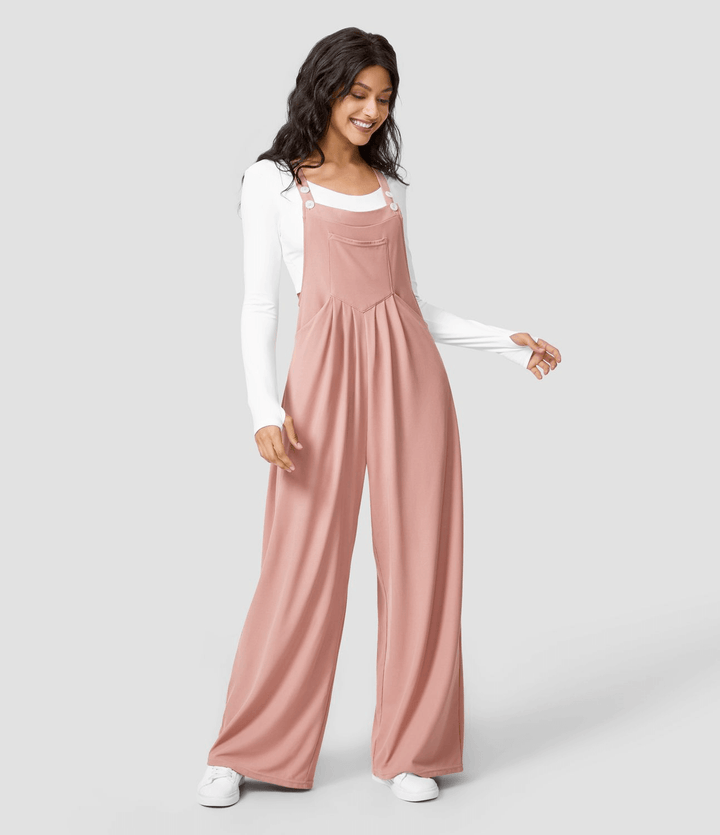 Women's Wide-Leg Relaxed Fit Overalls