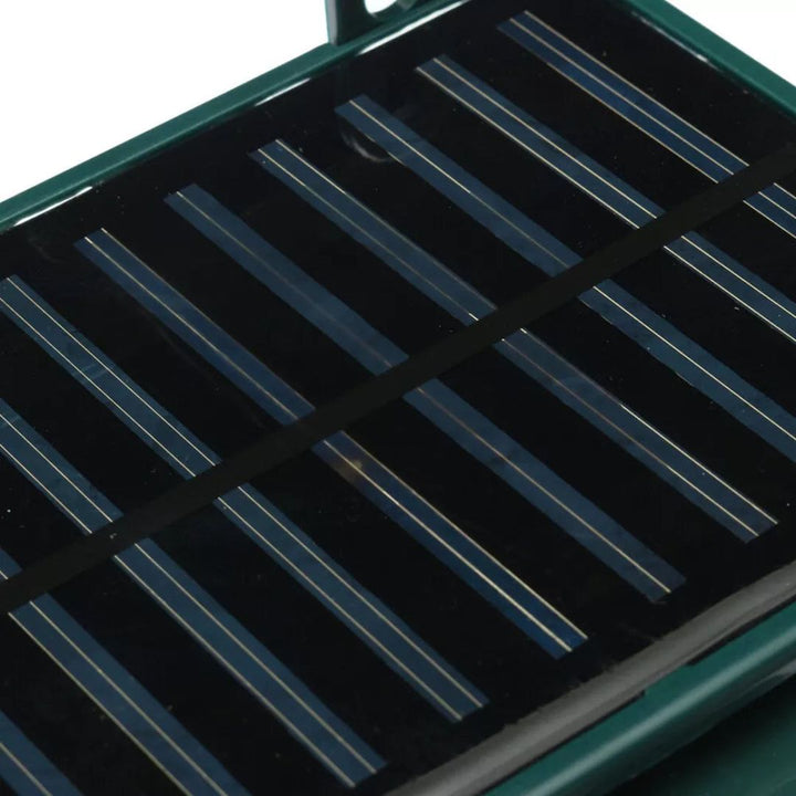 "Eco-friendly solar-powered bird repeller with motion sensor, durable weather-resistant design, for garden and outdoor use."
