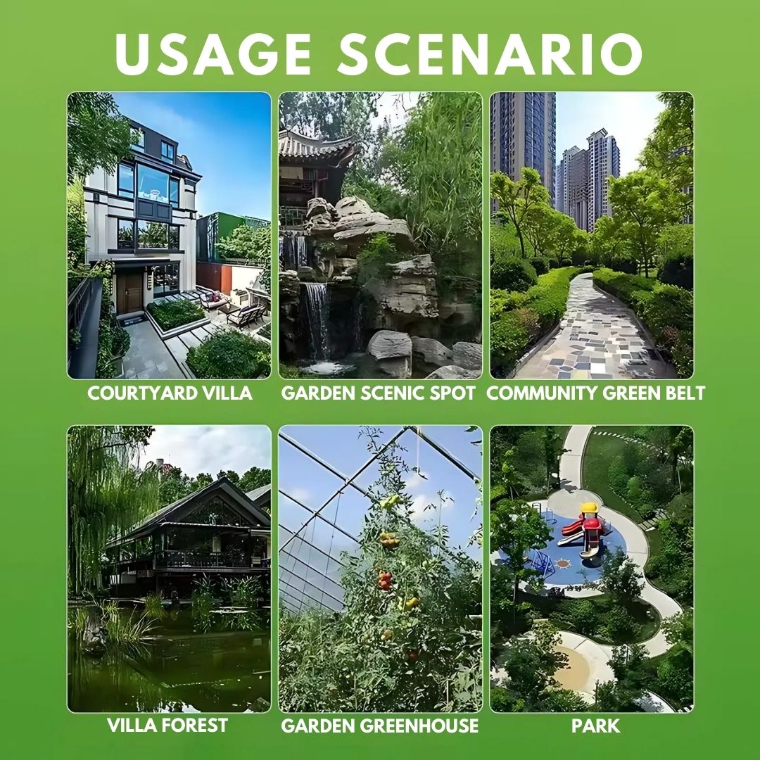 "Eco-friendly solar-powered bird repeller with motion sensor, durable weather-resistant design, for garden and outdoor use."
